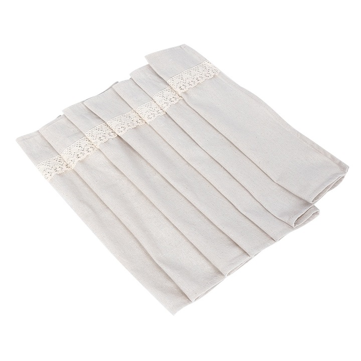 Pamut csipke rövid függöny félfüggöny ablak dekoráció Valance konyha kávézó 40*135cm A stílus