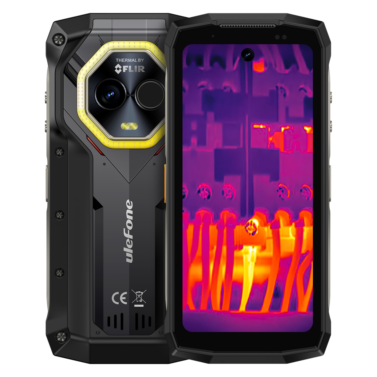 Smartphone Ulefone Armor Mini 20T Pro, 4.7", 8GB RAM, 256GB, 5G, 6200mAh, IP68/IP69K, negru