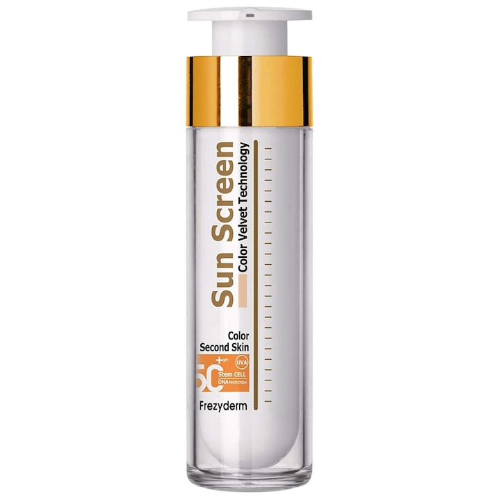 Слънцезащитен крем, Frezyderm Sun Screen Velvet, кадифен, цветен, SPF50+ 50ml