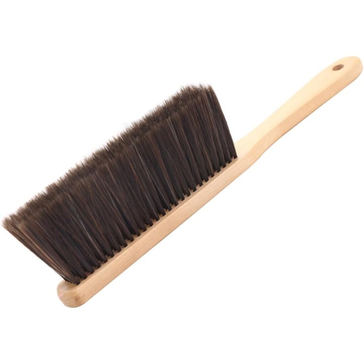 Perie de praf din lemn cu manere lungi XINGGUI, 36.3cmx8cmx2.8cm, maro