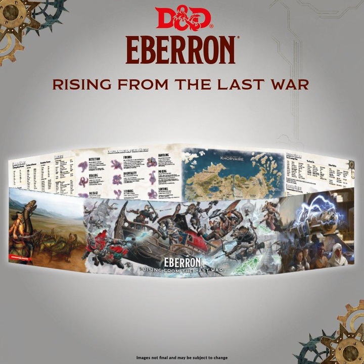 Dungeons & Dragons Rising from the Last War Eberron DM segédfal