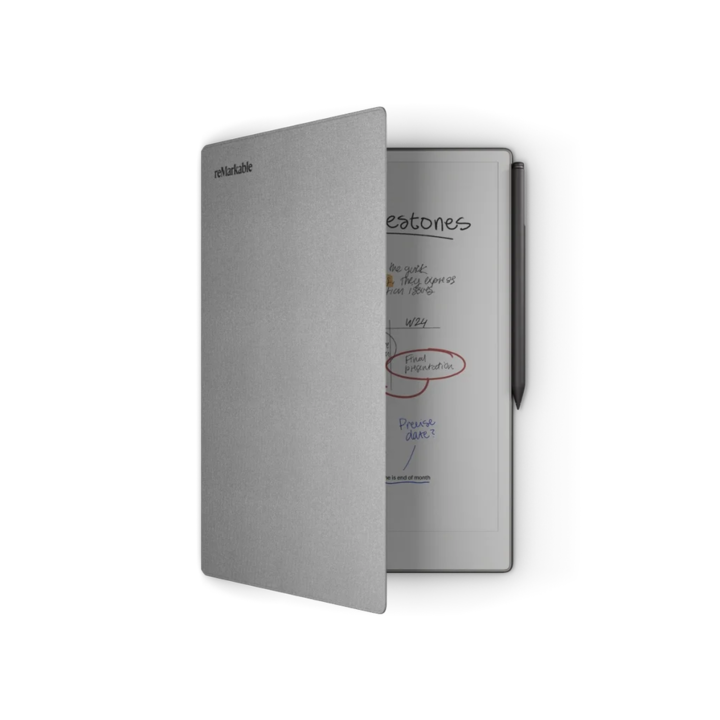 Husa Book Cover reMarkable Book Folio pentru reMarkable Paper Pro Gri