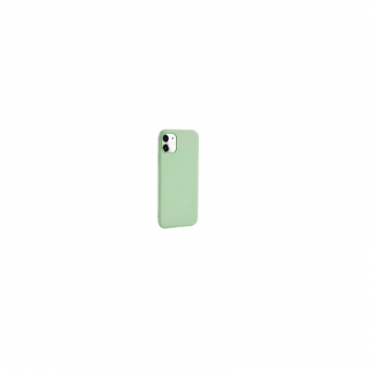 Husa compatibila cu Apple iPhone 11 Pro, Liquid Silicone, marime de 5.8 inch, Verde