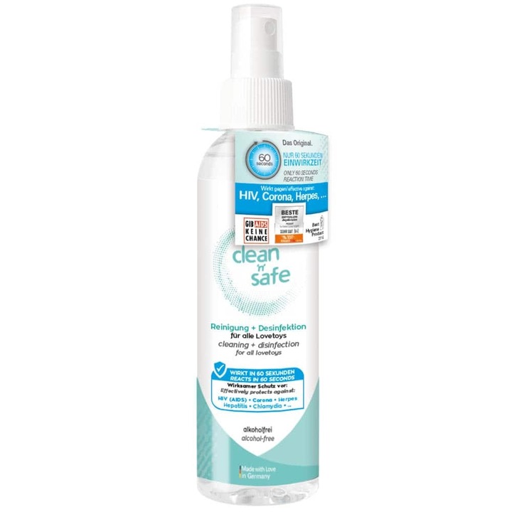 Spray erotikus játékok tisztítására 53X - tiszta, biztonságos, 200 ml