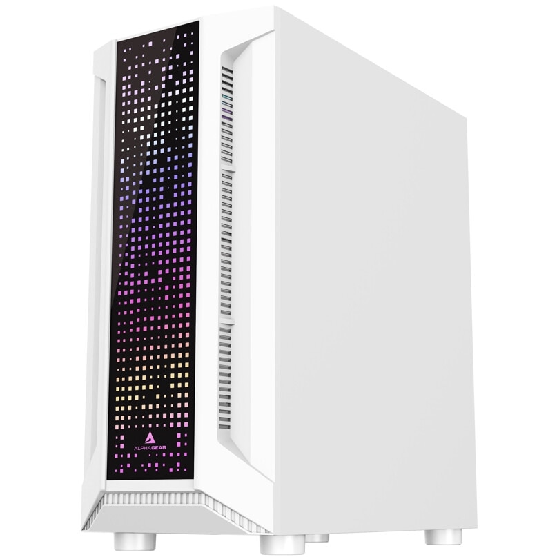 Carcasa ALPHAGEAR Trickster RGB white - eMAG.ro