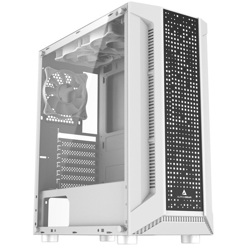 Carcasa ALPHAGEAR Trickster RGB white - eMAG.ro