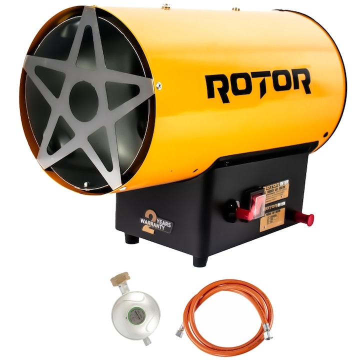 Gázfűtés ROTOR RH-15M 51180 BTU, 5000 W, GPL