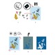 Atelier de creatie Cianotip, Djeco, 8 coli, 12 modele, +7 ani