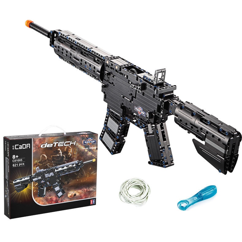 Set constructie - Arma M4A1 Carbine C81005W, 621 piese，Fudisenn