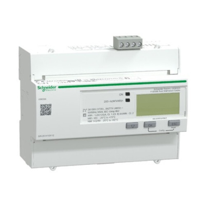 Contor Energie Electrica Trifazat 3P+N masura directa 125 A, Modbus, Multi-Tarif