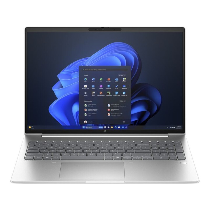 HP ProBook 460 G11 Silver 16 ", Intel Core Ultra 5-125H, 16GB, DDR5, Foglalat:2db, SSD 1024GB, LED, Matt kijelzõ, 1920x1200, Windows 11 Pro, Nvidia GeForce RTX 2050 4GB, WLAN, Gigabit, Bt, 2xUSB 3.2, 2xUSB-C, 1, 74Kg, WEBCAM, HDMI, silver, 3cella