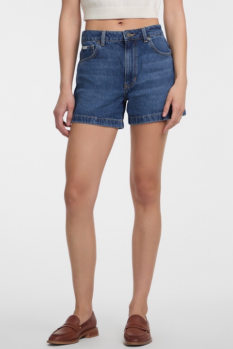 GUESS JEANS, Pantaloni scurti de denim, Albastru melange, 26