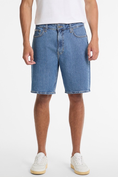 GUESS JEANS, Zsebes rövid farmernadrág, Kék