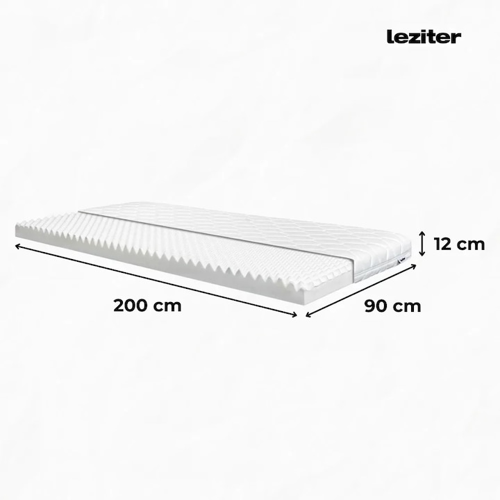 DreamX szivacs matrac 90x200x12