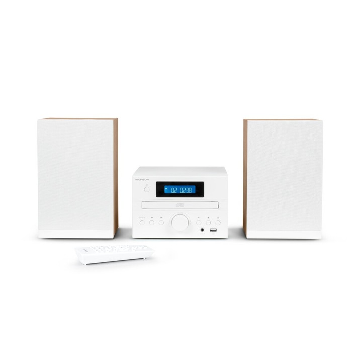 Sistem audio Thomson MIC121BT, Bluetooth, CD/MP3, 20W, 46x23x22,5cm