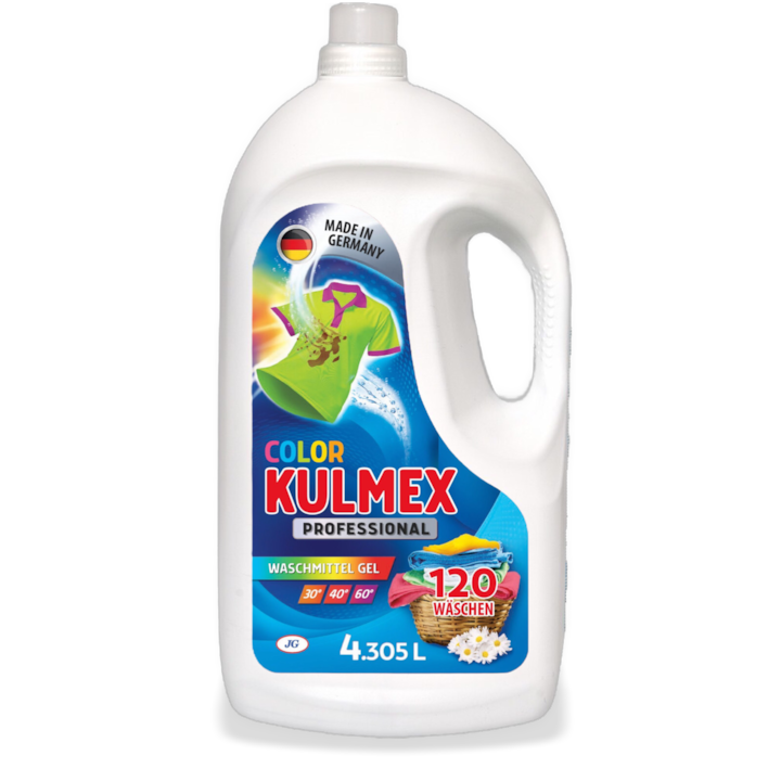 Kulmex Professional színes ruhákhoz való folyékony mosószer, 4,305 l, 123 mosás