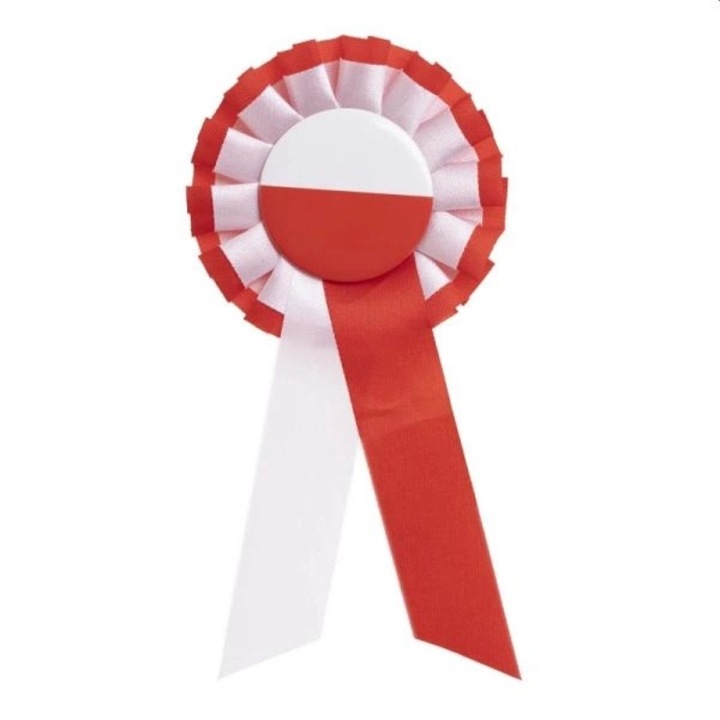 Panglica, 7,5cm, 14cm, rosu/alb