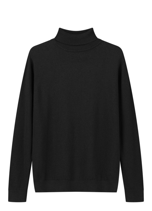 Tshirt Factory - Fekete pulóver S INLT (Minimalista stílus)