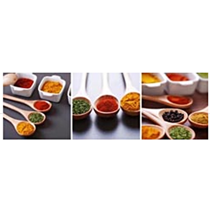 Tablouri set 3 bucati Innova, design triptic, 20x20 cm, multicolor, 60x20 cm