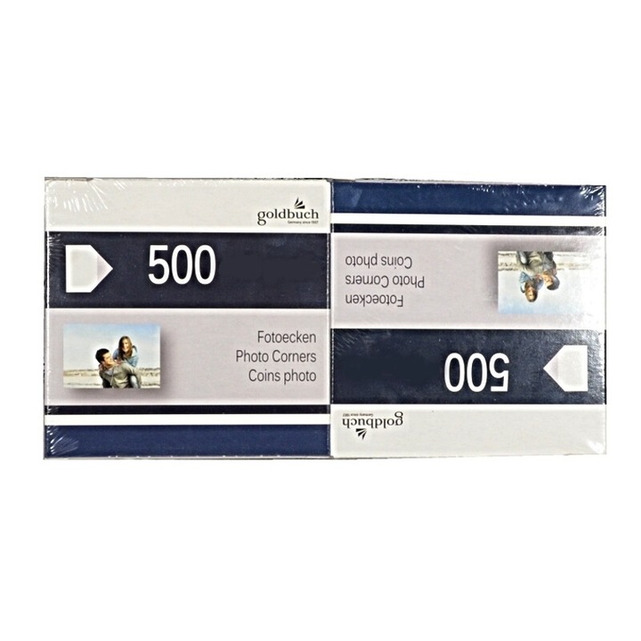 Стикери за снимки Goldbuch, Самозалепващи се, 2x500, Прозрачни