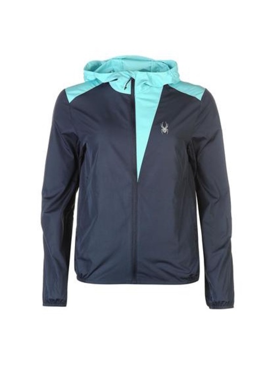 Дамско спортно яке, Sypder, Polyester, Navy Blue/Green
