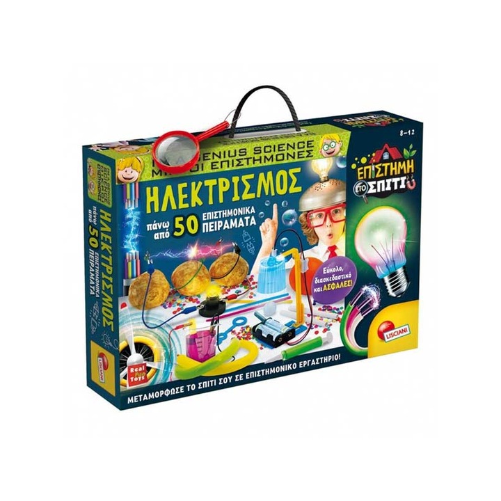 Set educativ, Lisciani, Experimente electrice, 8-12 ani