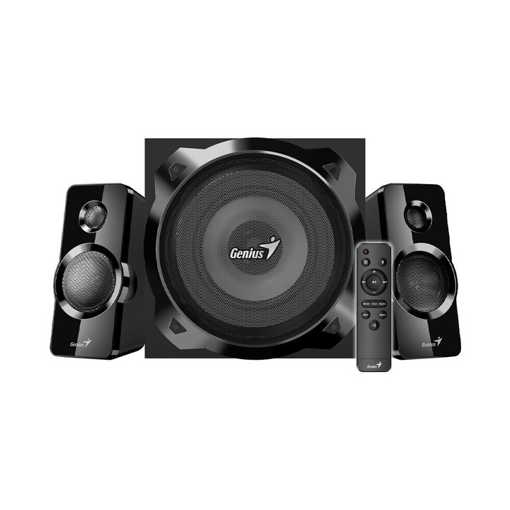 Genius тонколони Speakers 2.1 - SW-2.1 1850BT - 50W RMS, Bluetooth, Black GENIUS-SW-2.1-1850BT-BK