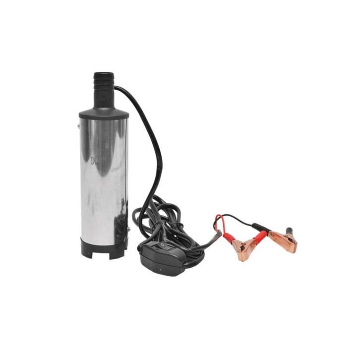 Pompa Transfer Motorina 24V idealSTORE, Diametru pompa Ø 50 mm, Lungime totala 190 mm