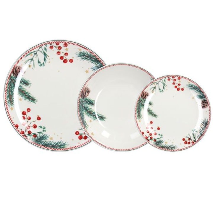 Сервиз за хранене Tognana Candy Christmas, 18 части