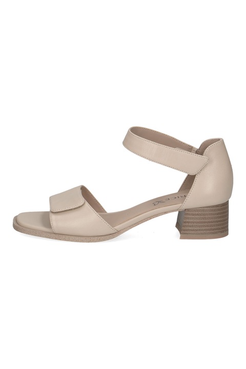 Caprice, Tépőzáras bőrszandál, Csontszín