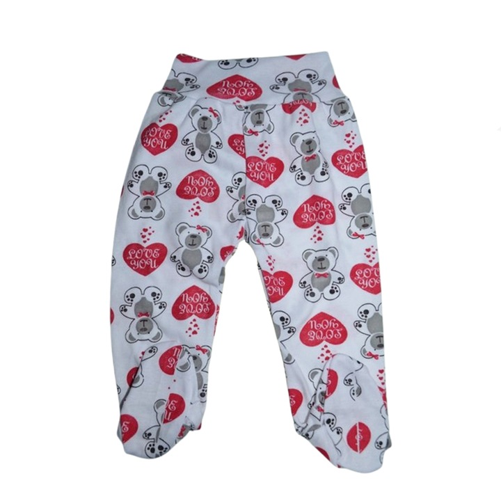 Gyerekcipős nadrág Mini Junior PNT-MJ13, Piros 62 CM