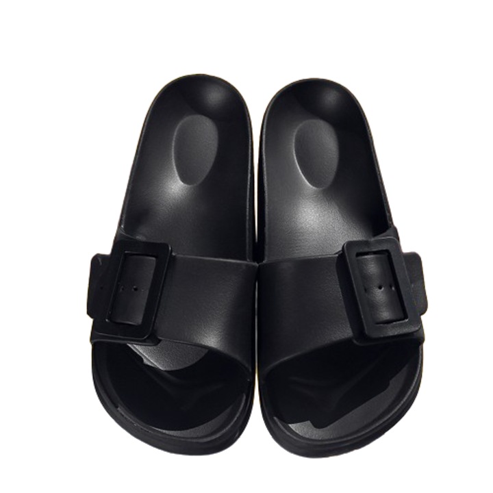 Slapi ONNOLEEY, ajustabili, talpa moale, negru, Negru, 39