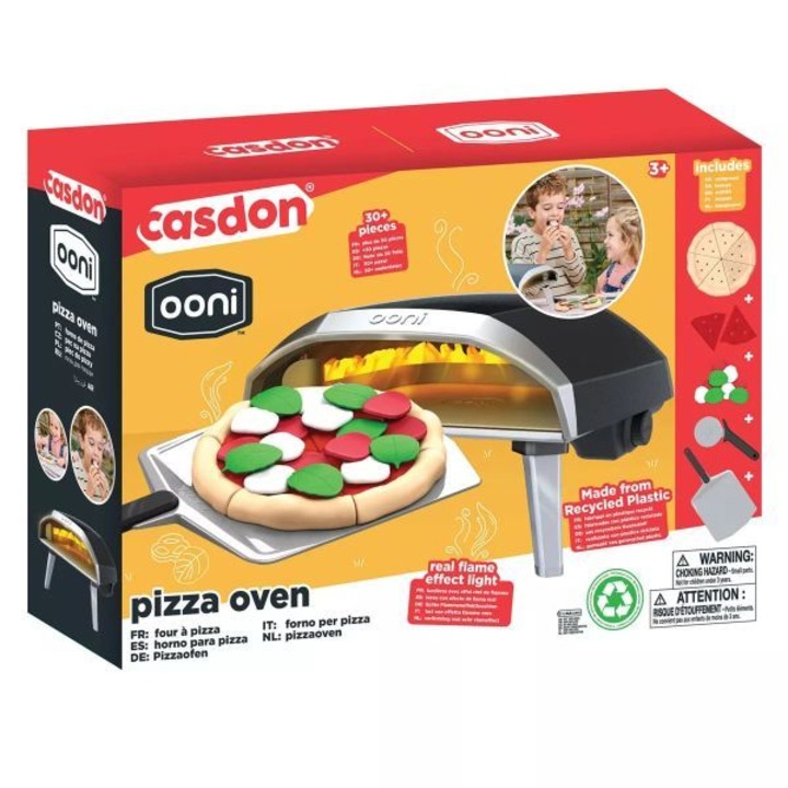 Cuptor pentru pizza de jucarie, Casdon, Plastic, Multicolor