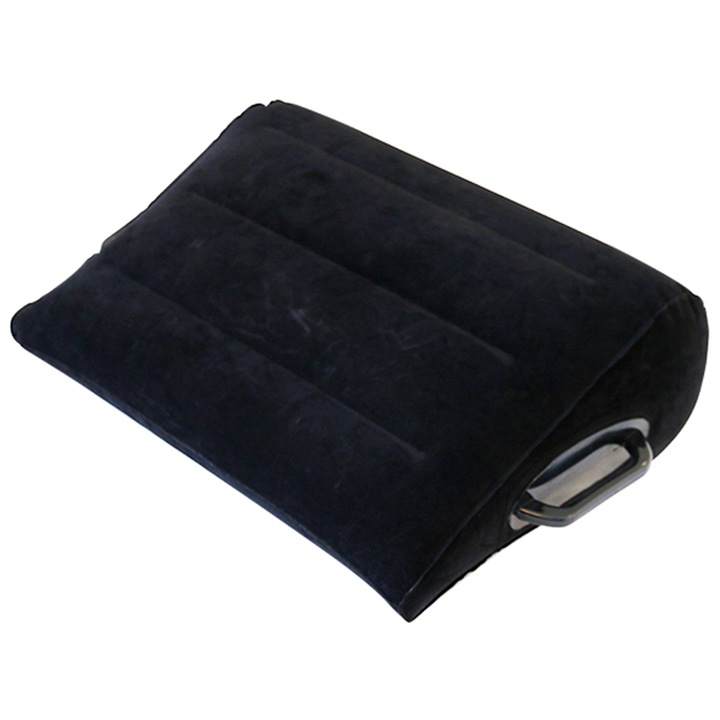 Perna gonflabila Obsessia SexPillow, pentru pozitii intime, pompa inclusa, 45 x 36 x 18 cm