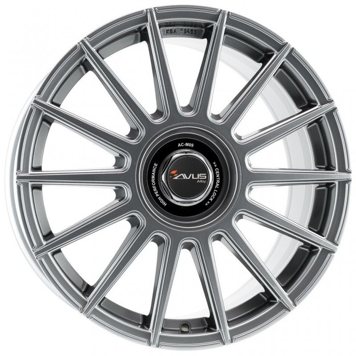 Janta aliaj Avus AC-M09 - DM09 ANTHRACITE 8x18 5x120 et30