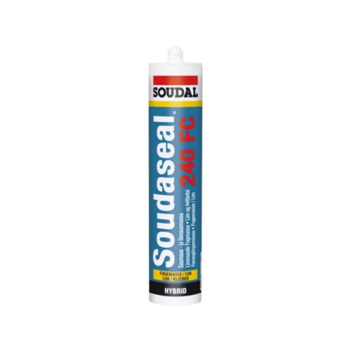 Adeziv etansant polimer-hibrid Soudal Soudaseal 240FC, gri, 290 ml