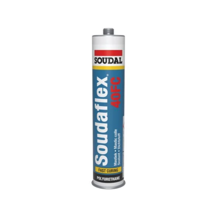Adeziv poliuretanic pentru fatade Soudal Soudaflex 40FC, tec, 310 ml