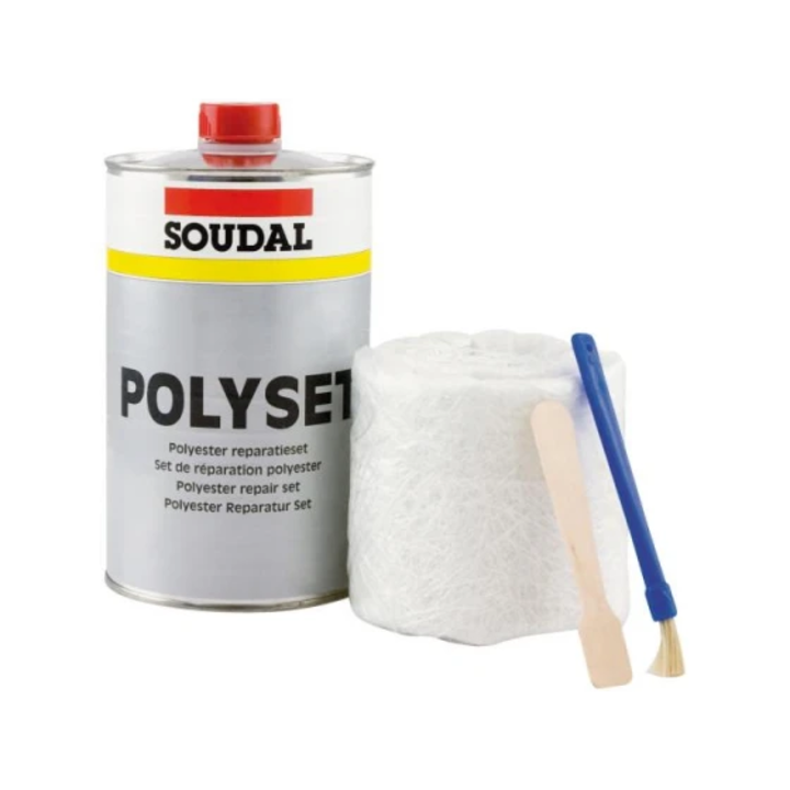Rasina poliesterica pentru reparatii auto, Soudal Polyset, 250 g