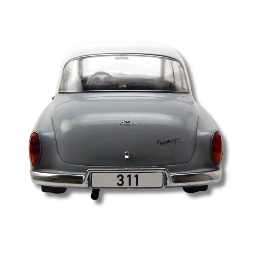 ModelCarGroup 1:18 Wartburg 311 Année de construction 1959 rouge foncé / beige ModelCar Group
