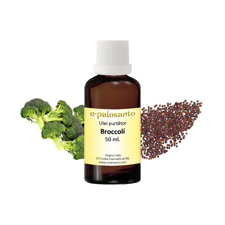 Ulei purtator Broccoli 50ml, organic 100%, e-palosanto