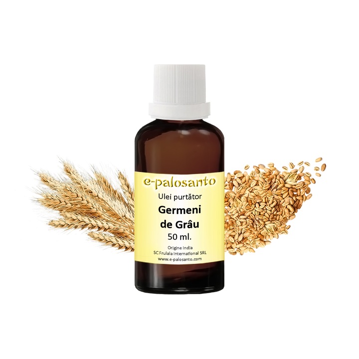 Ulei purtator Germeni de Grau 50ml, organic 100%, e-palosanto