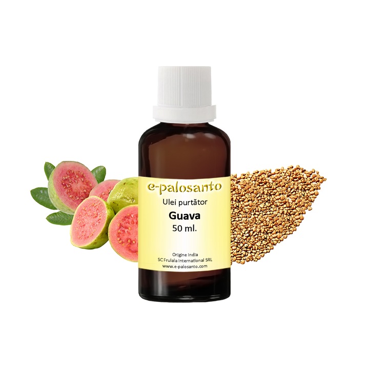 Ulei purtator Guava 50ml, organic 100%, e-palosanto