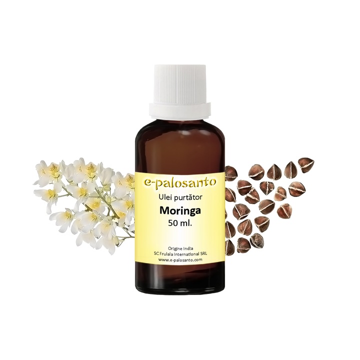 Ulei purtator Moringa 50ml, organic 100%, e-palosanto