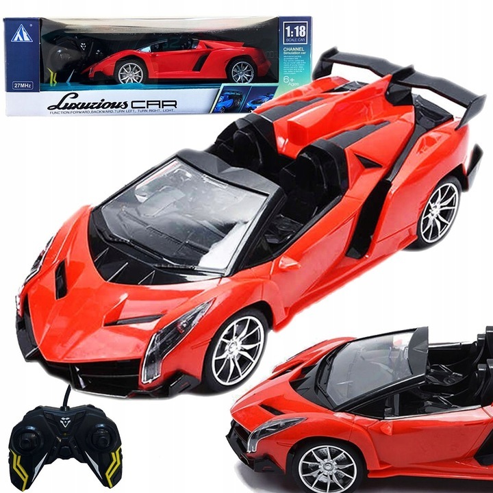 Masina cu telecomanda LAMBO cabrio, 1:18 sport