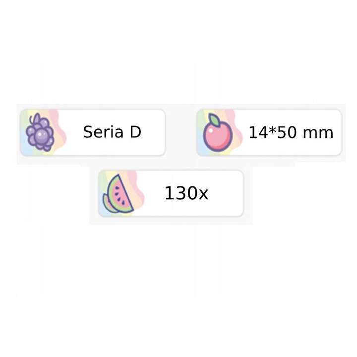 NIIMBOT címkék D sorozat 14*50mm Gyümölcsök1