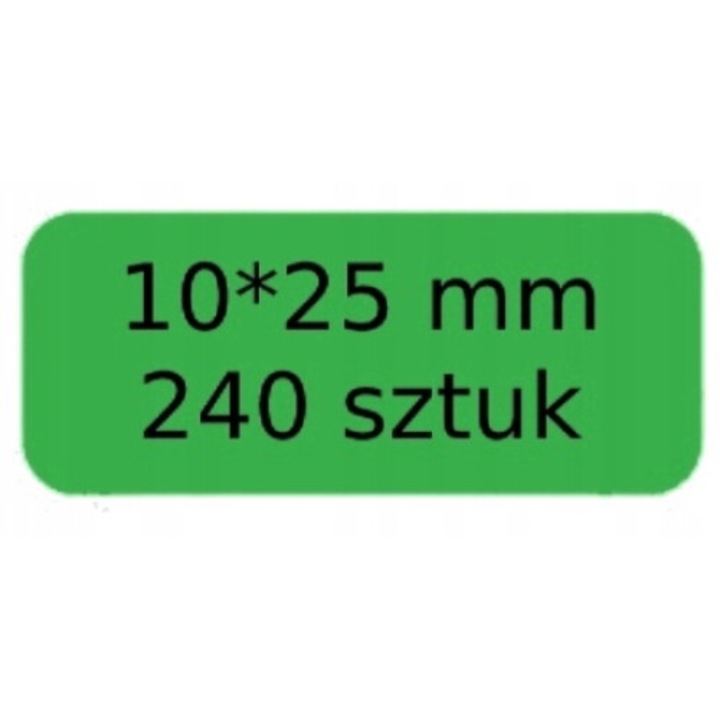 NIIMBOT címkék ZÖLD 10*25mm 240db 240db