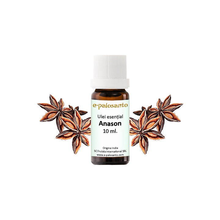 Ánizs illóolaj (Pimpinella anisum), 100% tisztaságú, 10 ml, aromaterápia, e-palosanto