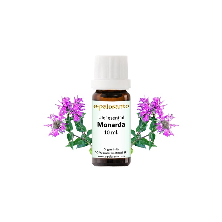 Ulei esential Monarda (Monarda didyma), puritate 100%, 10 ml, aromaterapie, e-palosanto