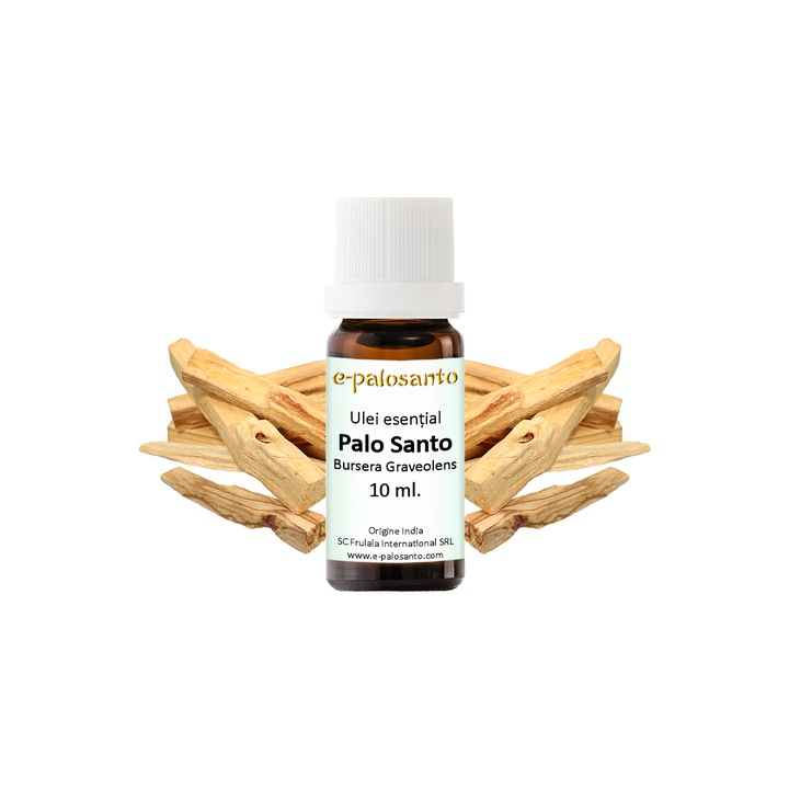 Palo Santo illóolaj (Bursera Graveolens) India, 100% tisztaságú, 10 ml, aromaterápia, e-palosanto