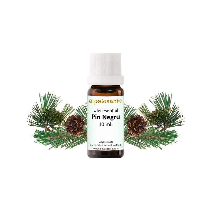 Ulei esential Pin Negru (Pinus nigra), puritate 100%, 10 ml, aromaterapie, e-palosanto